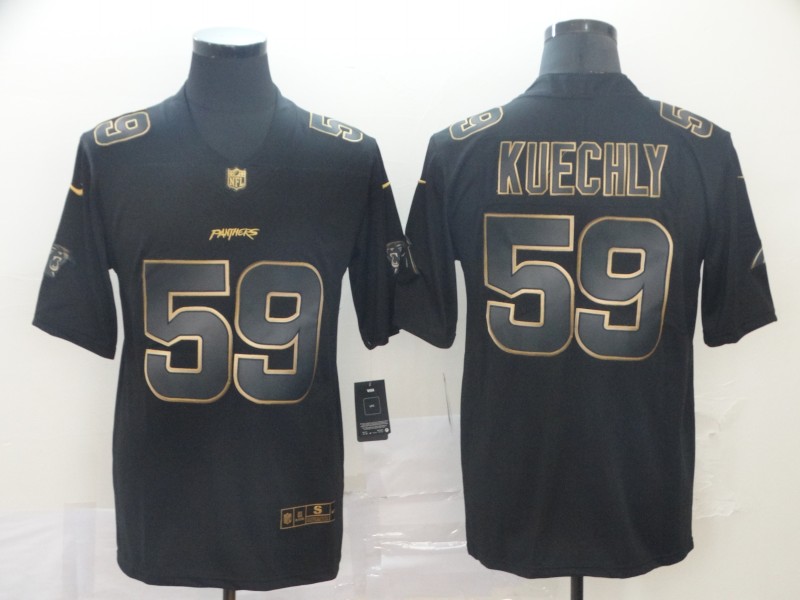 Men's Carolina Panthers Luke Kuechly #59 Black Jersey